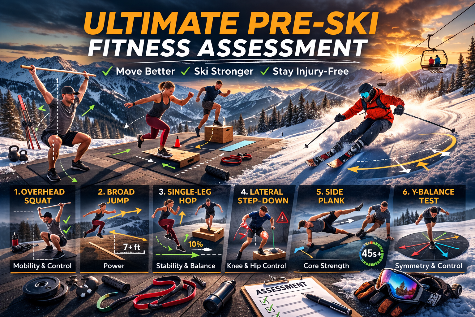 Pre-Ski Fitness Assessment